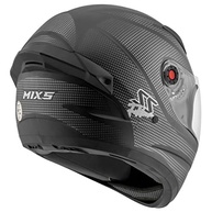 Capacete Fechado Mixs Helmets Fokker Carbono SS - Segurança e Estilo para Sua Pilotagem (Tam. 56 Preto/Carbono) - imagem 3