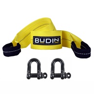 Cinta de Reboque Budin 10 Toneladas - 7m com Manilhas 3/4" - Segurança e Força para Seu Veículo - imagem 1