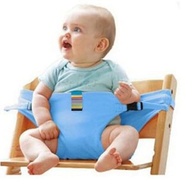 Cinto de Alimentação Infantil Portátil com Assento de Segurança para Bebês - Conforto e Segurança em Qualquer Lugar (Azul) - imagem 2