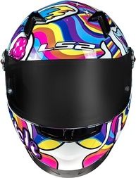 Capacete Feminino LS2 FF358 Bubble Rosa: Segurança e Estilo para Sua Pilotagem! - imagem 4