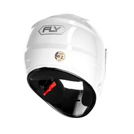Capacete Fly F-9 Classic Branco Brilhante: Segurança e Estilo para Todos os Motociclistas - imagem 5