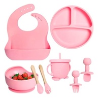 Kit Introdução Alimentar Bebê 8 Peças - Silicone Seguro, Ergonômico e Antitóxico - imagem 2
