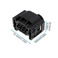 Conector Sensor Radar 8 Pinos eMagTech 4F0972708 para VW - Plugue Borracha - imagem 5