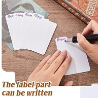 Dividers Card Trading - Separadores de Cartas Plásticas Brancas para Organização de Cartas de Esportes, Jogos e Negócios - 50 Peças - imagem 5