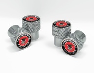 Eleve seu Estilo: Tampas de Válvula NRA Cromadas e Serrilhadas para Carros, Motos e Mais! - imagem 1