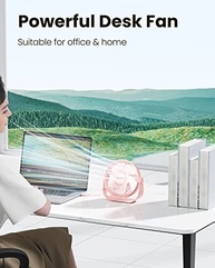 Ventilador de Mesa USB Gaiatop 5,5" Portátil Silencioso com 3 Velocidades e Rotação 90° - imagem 4
