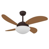Ventilador de Teto 4 Pás Volare 220V – Design Moderno em Marrom Corten com Motor Silencioso - imagem 2