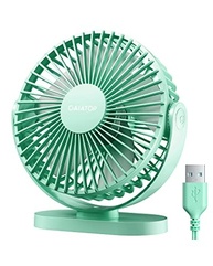 Ventilador de Mesa USB Gaiatop 5,5" Silencioso 3 Velocidades Verde - imagem 2