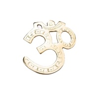 YOGATERIA Símbolo Om Decoração 100% Bronze 8cm - imagem 2