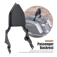Sissy Bar Encosto Destacável para Passageiro Harley Touring 2009-2024 - Conforto e Estilo Premium (Preto) - imagem 4