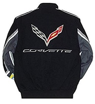 Corvette Racing Embroidered Cotton Jacket Black Size Small - imagem 3