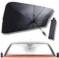 Protetor Solar Para-brisa Automotivo Universal Dobrável - Proteção UV e Térmica Avançada - imagem 1