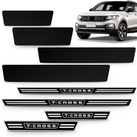 Protetor de Soleira Adesiva Elegance para VW T-Cross (2020-2023) - 4 Portas - imagem 1