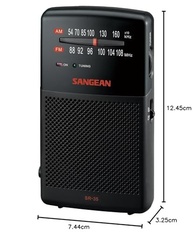 Rádio Portátil Sangean SR-35 AM/FM: Som Clássico Onde Você Estiver - imagem 4