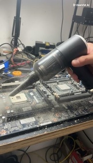 Aspirador de Pó 3 em 1 Portátil: Mini Aspirador Recarregável USB Sem Fio com Função Soprador - imagem 3