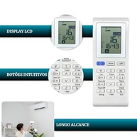 Controle Remoto para Ar Condicionado Electrolux Ecoturbo Split – Compatibilidade Total com Pilhas Inclusas - imagem 4