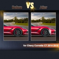 Kit 4 Luzes LED Fumê para Para-lama Corvette C7 (2014-2019) - Grand Sport, Stingray, Z06, ZR1 - imagem 4
