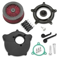 Filtro de Ar Esportivo para Harley Davidson: Sportster, Dyna, Softail, Touring M8 - Design Spike Black - imagem 5