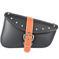 Bolsa Lateral para Moto em Couro Sintético PVC Impermeável - Ideal para Harley Sportster e Universal - imagem 1
