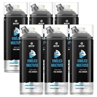 Kit 6 Sprays Envelopamento Líquido Preto Fosco 400ml - Montana Multiuso - imagem 2