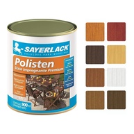 Verniz Polisten Stain Premium Restaura Madeira 900ml - Proteção Tripla com Filtro Solar e Acabamento Cerejeira - imagem 1
