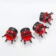 Tampas de Válvula Bling Bling Strass - 4 Unidades para Carros, SUVs e Motos - imagem 1