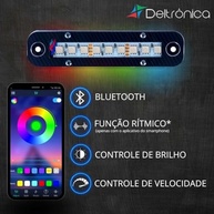 Kit 6 Strobo Som Automotivo LED Rítmico Bluetooth Deltrônica: Iluminação Inteligente e Divertida! - imagem 4