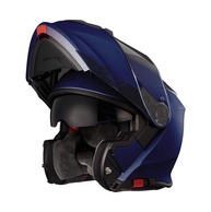 Capacete X11 Turner Solides Azul Articulado: Segurança e Estilo para Sua Moto! - imagem 1