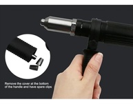 Adaptador Rebitador para Parafusadeira: Transforme sua Ferramenta em Pistola de Rebite Elétrica! - imagem 5