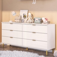 Cômoda Ditália Rio 6 Gavetas com Fecho Suave - Design Moderno e Funcionalidade Premium - imagem 1