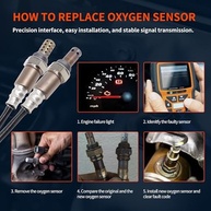 Sensor de Oxigênio O2 HiSport - Ford, Lincoln, Mercury (Upstream/Downstream) | Substitui 234-4401, 234-4046 - imagem 5