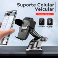 Suporte Celular Veicular Premium 360°: Ventosa Forte para Painel e Parabrisa - Fixação Segura Anti-Queda para GPS e Waze - imagem 2