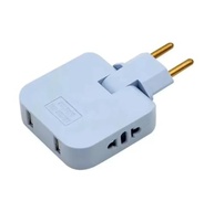 Adaptador T Articulado 2 Tomadas AC + 2 USB: Organize e Carregue Tudo! - imagem 5