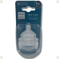 Kit Duplo de Bicos Anti-Colic T2 1m+ SCY762/02 Philips Avent - Alimentação Segura e Confortável - imagem 2