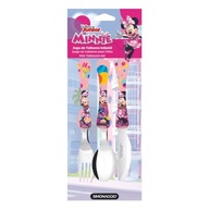 Kit Talher Infantil com Caneca Minnie 360ml - Estimule a Alimentação Divertida - imagem 3