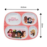Yangzi - Kit Refeição Infantil Princesas Disney 6 Peças com Prato Divisórias, Tigela, Copo e Talheres - imagem 4