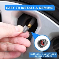 Tampas de Válvula TPMS Cinza Original (20 Unidades) - Proteção e Vedação Superior para Pneus - imagem 5