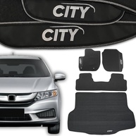 Kit Tapete Automotivo Emborrachado Impermeável para Honda City 2022-2025 EX, EXL, Touring - Flexível e Durável - imagem 1