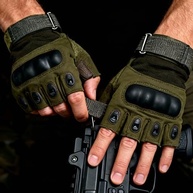 Luva Tática Militar Meio Dedo: Proteção e Performance para suas Aventuras - imagem 2
