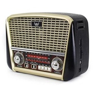 Rádio Retrô Bluetooth Vermelho Xadrez: Estilo Vintage com Tecnologia Moderna - imagem 2