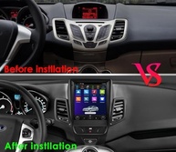 Central Multimídia Android 14 para Ford Fiesta 2009-2016: Tela 9.7" HD, CarPlay/Android Auto Sem Fio e GPS - imagem 5