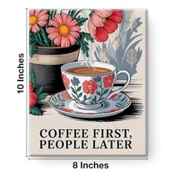 Coffee Wall Art Decor - Pôster Moderno em Tela 20x25cm para Cozinha e Sala - imagem 3