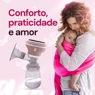 Bomba de Tirar Leite Automática Elétrica Portátil com Tela LED, 2 Modos e 9 Níveis - Conforto Mãos Livres e Silenciosa - imagem 3