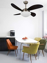 Ventilador de Teto Bronze 4 Pás Volare VR42 Fly Tabaco 220V – Moderno, Silencioso e Econômico - imagem 3