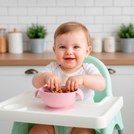Tigela de Silicone com Ventosa para Criança - Antiderrapante, Livre de BPA | Ideal para BLW e Autoalimentação - imagem 3