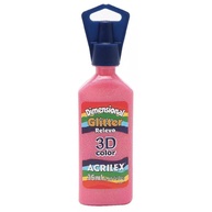 Tinta Dimensional Glitter Relevo 3D Rosa Primavera - Color Acrilex 35ml - imagem 1