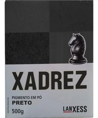 Pigmento Em Pó Xadrez Preto 500g Tinta P/Cimento Queimado - imagem 1