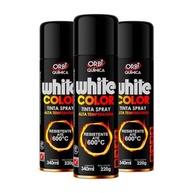 Kit com 2 Tintas Spray de Alta Temperatura 600°C - Preto Fosco | Orbi Química | Ideal para Rodas, Escapamentos e Motores - imagem 2