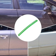 Generic Tira protetora de borda de carro, proteção reutilizável, manutenção de chapa metálica automotiva, tira de lixamento a seco para tinta spray de massa - imagem 5