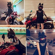 Capacete Orelha de Gato Unissex: Estilo e Segurança DOT para Todas as Estações - imagem 5